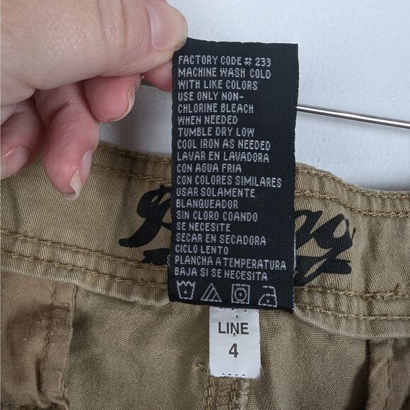 Plugg Men's Dark Camel Icon Cargo Jogger Pant Size 36 - Picture 6 of 7